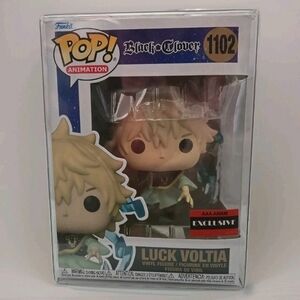 Funko Pop Black Clover Luck Voltia #1102 AAA Anime Exclusive NIB Vaulted Rare